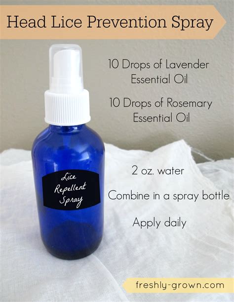 DIY Lice Prevention Spray | Freshly Grown