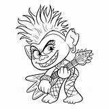 27  Trolls World Tour Coloring Pages Queen Barb Heartof Cotton Candy sketch template