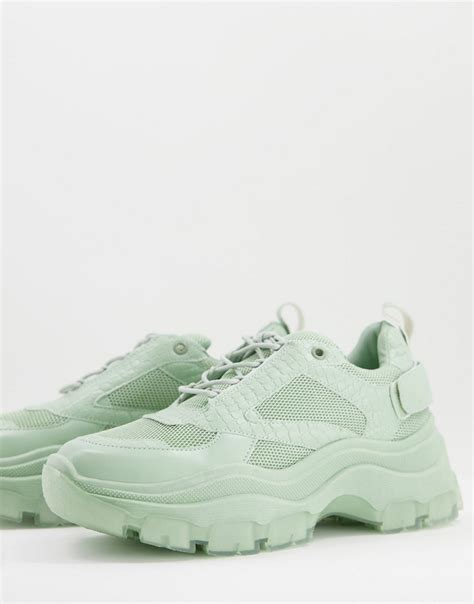 Raid Malibu Chunky Sneakers In Mint-green | ModeSens