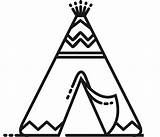 Teepee coloring Page  ColouringPages sketch template
