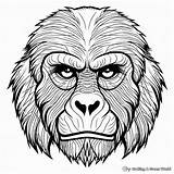 Animal Faces Coloring Pages  Free & Printable sketch template