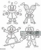 Circus Clown Stock Illustration  Download Image Now Coloring sketch template