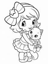 Little Girl coloring Pages sketch template