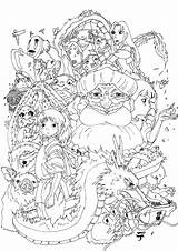 Spirited Away Printable sketch template