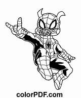 Spider Ham Spiderman – Coloring Pages And Books In PDF sketch template