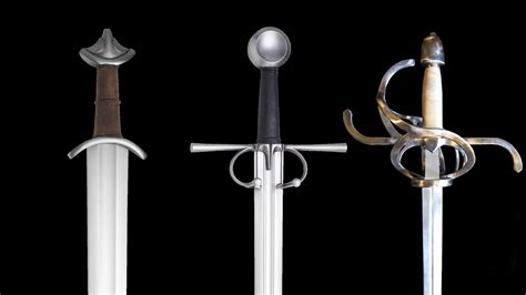Evolution of swords through the middle ages - YouTube