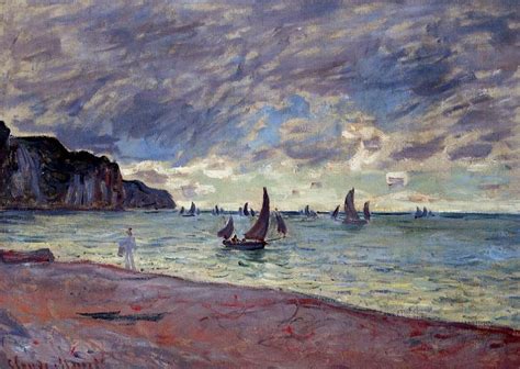 Claude Monet — Fishing Boats by the Beach and the Cliffs of... | Art I ...