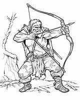Historical Archers Coloring Pages sketch template