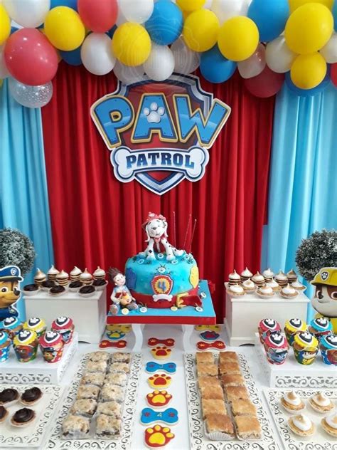 Paw Patrol Birthday Decoration Ideas Best Of 4 Th Years Paw Patrol ...