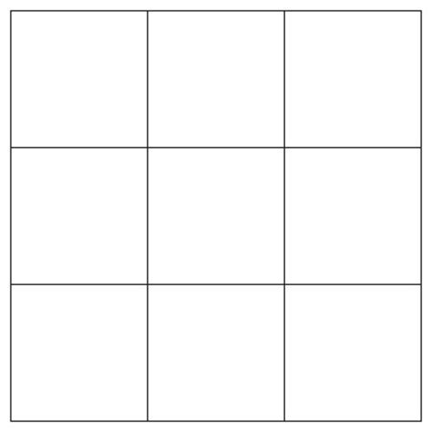 Download 3x3 grid png - 3 by 3 square grid - 9 squares grid transparent ...