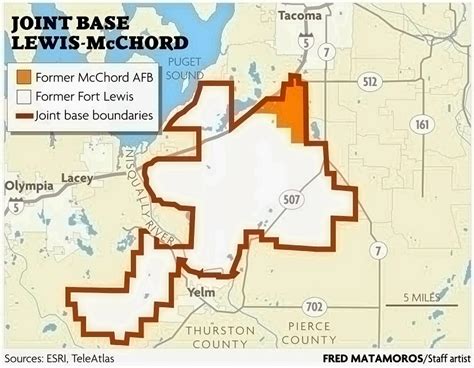 Joint Base Lewis Mcchord Map - Maps For You