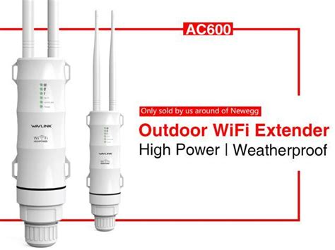 Wavlink AC600 High Power Outdoor Weatherproof Dual Band Wifi Repeater/ Range Extender / Access ...