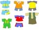Kids in Action: Paper Dolls for Spring and Summer Clip Art 36 PNG's