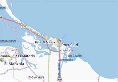 MICHELIN Port Said map - ViaMichelin