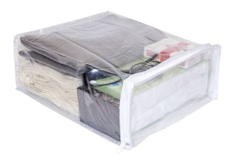 5-Pack Heavy Duty Vinyl Zippered Storage Bags Clear 9″ x 11″ x 4″ 1.7 Gallon – Vinylpac ...