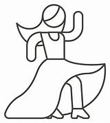 Woman Dancing coloring Page  ColouringPages sketch template