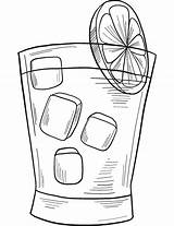 Martini Glass coloring Page  ColouringPages sketch template