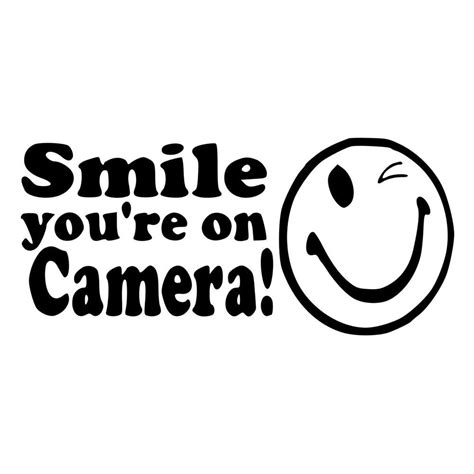 Smile Your On Camera Sign Printable - Printable Word Searches