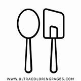 Dibujo De Cuchara Para Colorear  Ultra Coloring Pages sketch template