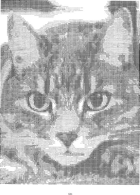 Cat face ASCII Art Computer Art, Computer Graphics, Creative Computing, Typewritter, Retro ...