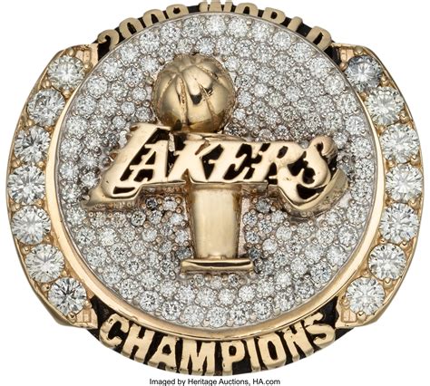 2009 Los Angeles Lakers NBA Championship Ring Presented to Center | Lot #57006 | Heritage Auctions