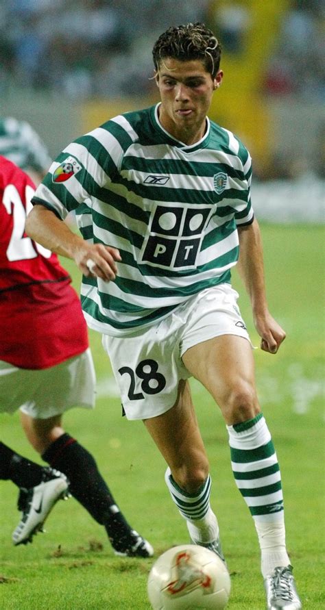 FOTOGRAFÍAS. Cristiano Ronaldo con el Sporting en 2003. | Ronaldo