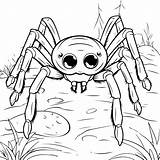 Cute Spider Coloring Pages sketch template