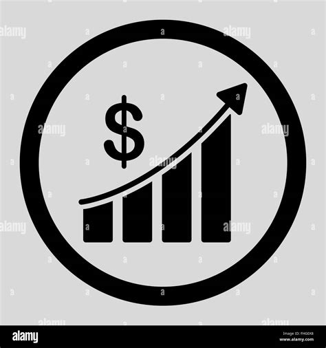 Sales flat black color rounded vector icon Stock Photo - Alamy