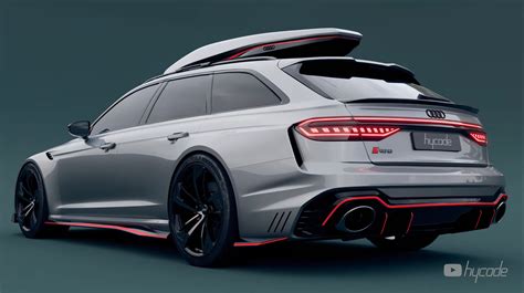 RS8 Avant Super-Wagon Rendering by Hycade Combines the Best of Audi