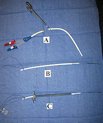 llustrative steps of the catheter removal technique. (A) The catheter ...