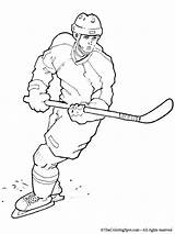 nhl Players Colouring Pages  Hockey Drawing Crafts Coloring sketch template