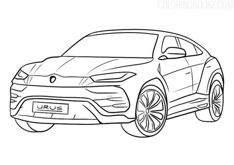 a drawing of a car with wheels and rims