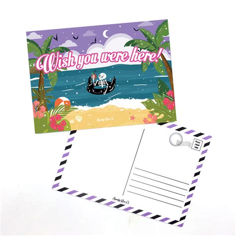 Wish You Were Here Postcards – Spooky Box Club