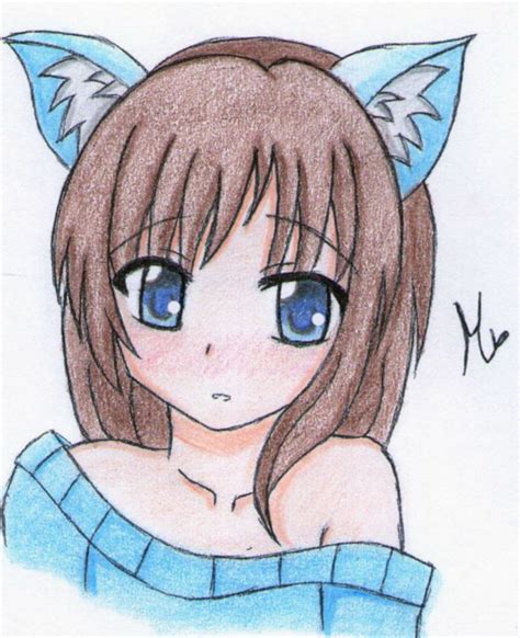 Resultado de imagen para nekos dibujos | Милые рисунки, Художественные рисунки, Рисунки девушки