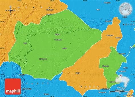 Gwalior On Political Map Of India - Middle East Political Map