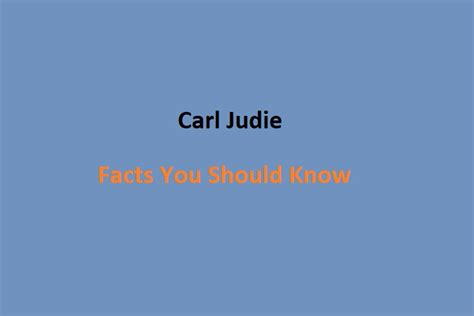 Carl Judie