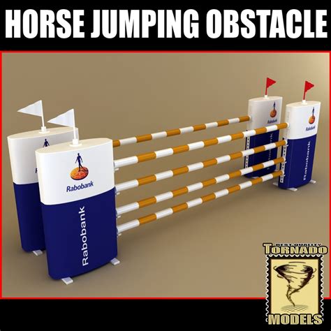 Horse Jumping Obstacle 3d Max