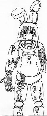 Fnaf All Animatronics  Free Coloring Pages sketch template