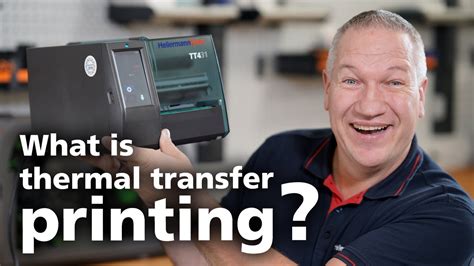 How does a thermal transfer printer work? (EN) - YouTube