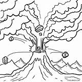 Printable Volcano Coloring Pages For Kids sketch template