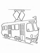 Easy Tram coloring Page  Download Print Or Color Online For Free sketch template