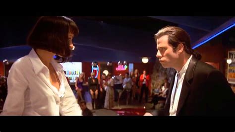 Pulp Fiction - Dancing Scene john travolta and uma thurman - YouTube