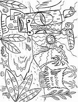 Luau Coloring Pages sketch template