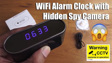 WiFi Hidden Spy Camera Alarm Clock Full HD 1080P Unboxing and Setup - YouTube