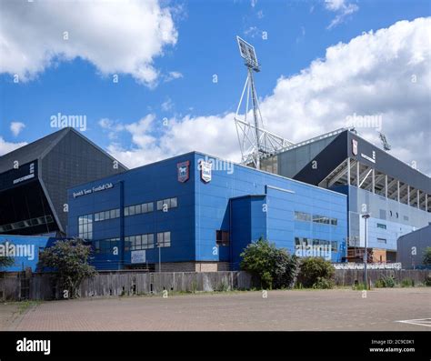 Football ground stadium Ipswich Town Football Club, Ipswich, Suffolk ...