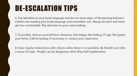 10 De-escalation Tips for Police Officers - YouTube