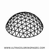 Coloring Dome Buildings Capitol Building Pages Washington Dc Famous Usa  sketch template