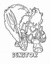 Skylanders Giants Eye Brawl Coloring Pages sketch template