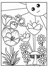 Garden Printable Coloring Pages sketch template