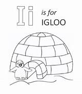 Igloo Page Coloring Pages sketch template